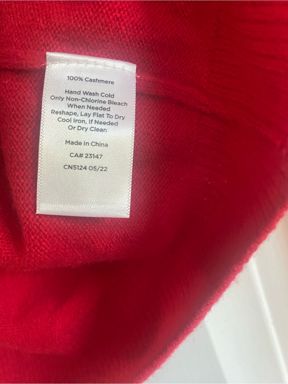 Talbots Red 100% Cashmere Crewneck Sweater - Picture 7 of 8